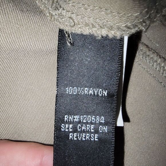 Torrid Drape Front Silver Sage Hooded Anorak Jacket Size 2 2x - Picture 8 of 8